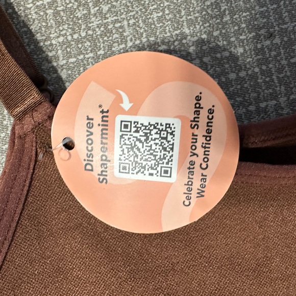 Shapermint Essentials Cami Size L Brown 360° Smoothing Shapewear Tank NWT - Picture 4 of 10